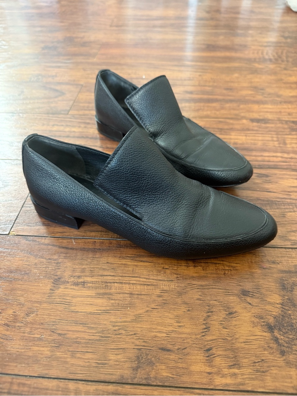 3.1 Phillip Lim Black Leather Slip-On Loafers Fall Trending academia | 37 / 6.5
